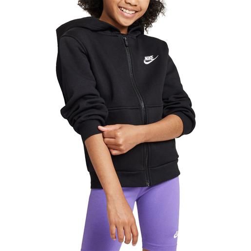 NIKE felpa con cappuccio full zip club bambino