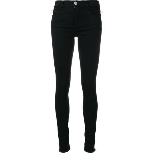 1017 ALYX 9SM jeans skinny con zip - nero
