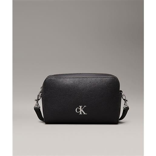 Calvin klein jeans borsa a tracolla per fotocamera nera donna