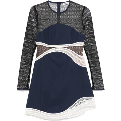 Simkhai abito corto blaise - blu