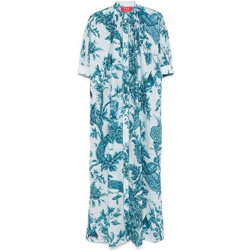 F.R.S For Restless Sleepers abito lungo mete - blu