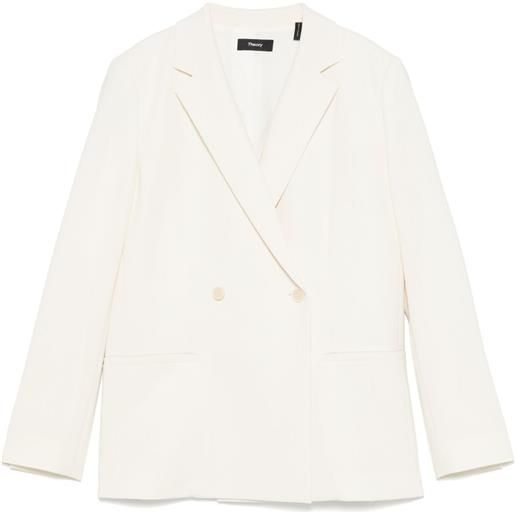 Theory blazer doppiopetto - toni neutri