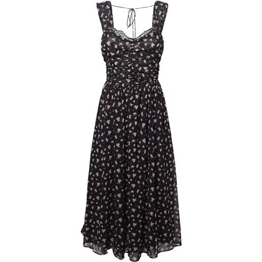 For Love And Lemons abito midi noa - nero