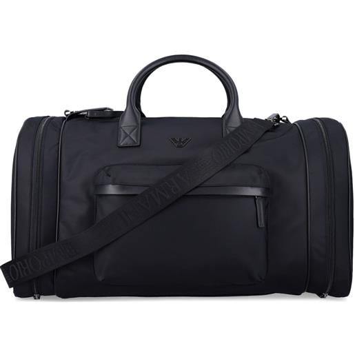Emporio Armani borsone con logo - nero