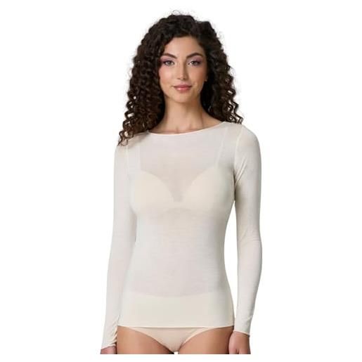 Canotta Termica Con Pizzo – Fiori Di Cotone - Foto 7