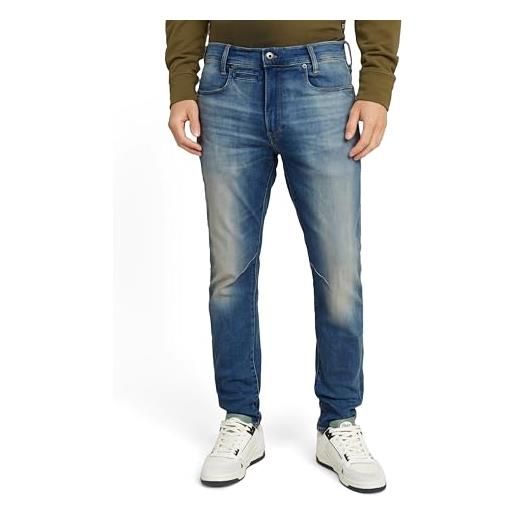 G-STAR d-staq 3d slim jeans jeans, blu (medium aged d05385-8968-071), 36w / 36l uomo