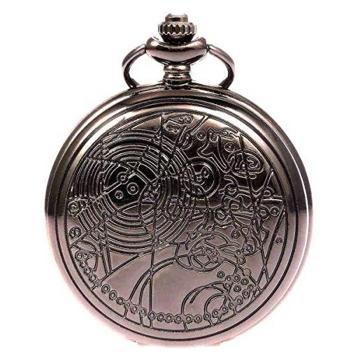 New Brand Mall orologio da tasca al quarzo vintage doctor who retro dr. Who per regali, nero , m, retrò