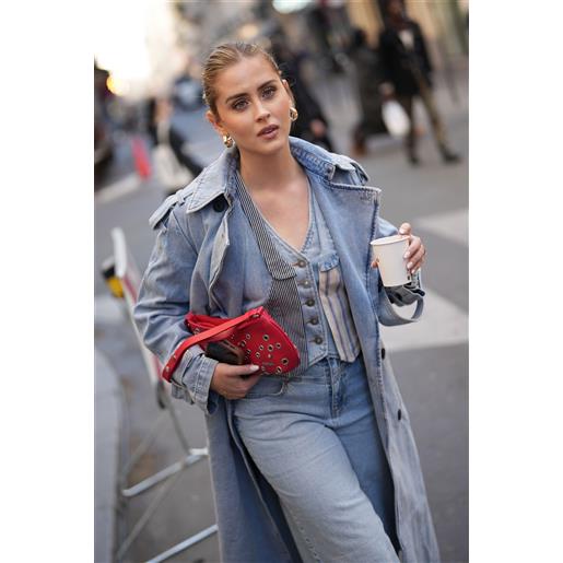 Desigual gilet di jeans patchwork