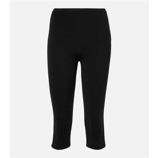 Toteme pantaloni capri in jersey