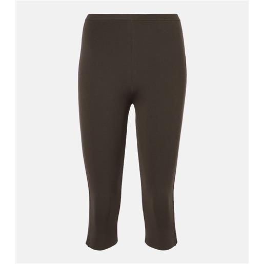 Toteme pantaloni capri in jersey