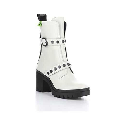 Fly London tama888fly, stivaletto donna, bianco sporco, 35.5 eu
