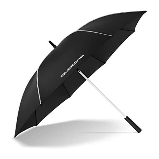 Audi collection audi 3122200300 - ombrello automatico con logo quattro, colore: nero