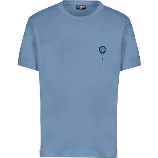 Zeybra - t-shirt uomo padel portofino denim