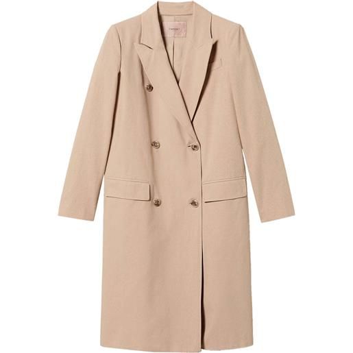 TWINSET trench doppiopetto - toni neutri