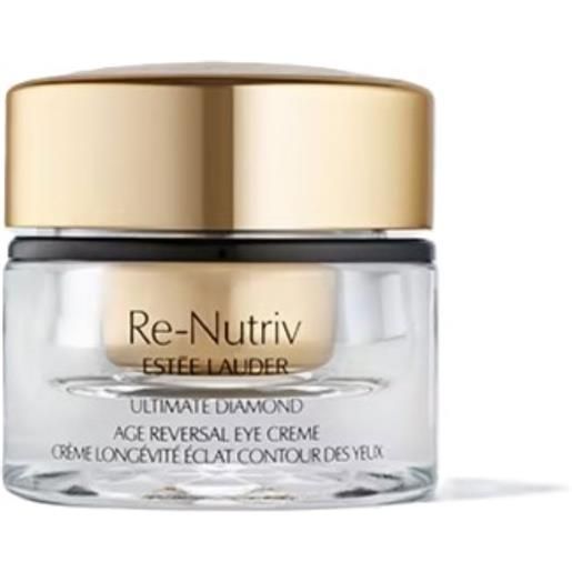 Estee lauder re-nutriv ultimate diamond age reversal eye creme 15 ml crema contorno occhi agisce sui 6 indicatori di giovinezza