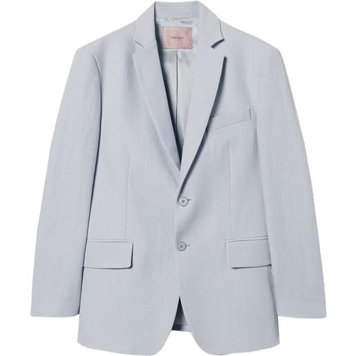 TWINSET blazer monopetto - grigio