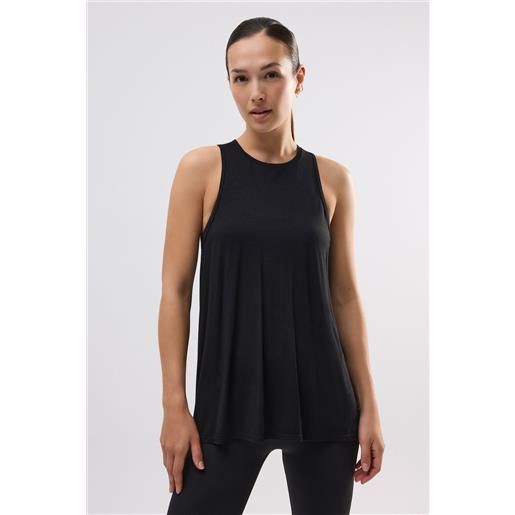 Ysabel Mora t-shirt sportiva nera senza maniche