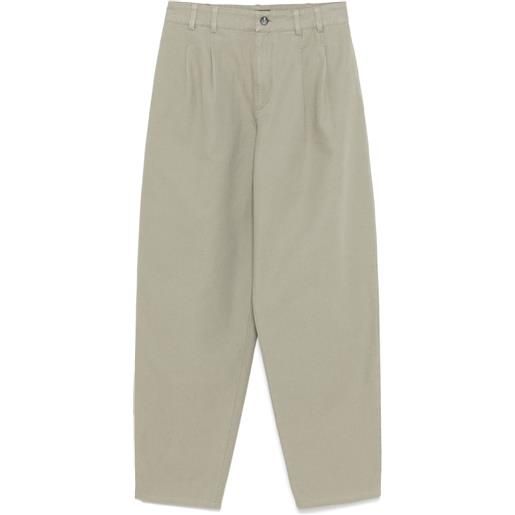 A.P.C. pantaloni willow - verde