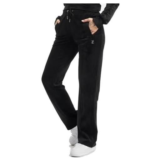 Juicy Couture pantaloni tuta tina vejh70047wpf nero m
