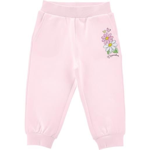 Monnalisa jogger felpa con margherite