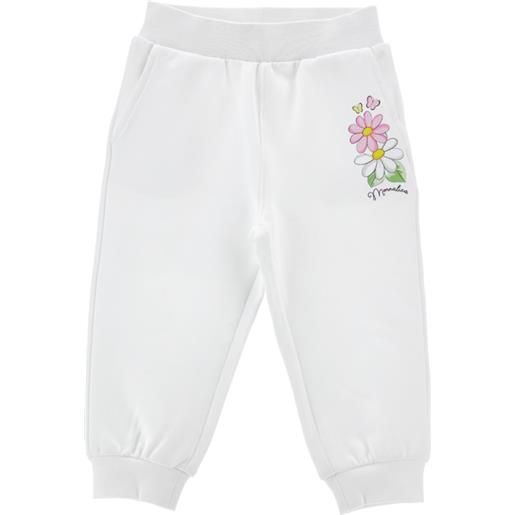 Monnalisa jogger felpa con margherite
