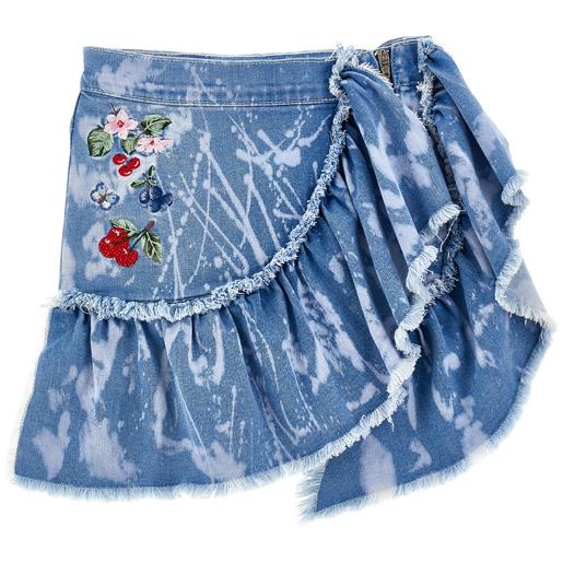 Monnalisa minigonna jeans svasata