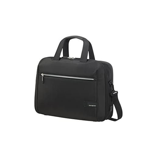 Samsonite litepoint - borsa per laptop espandibile 15,6 pollici, 40,5 cm, 17,5/22 l, nero (nero)