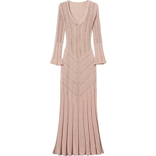 TWINSET abito in maglia - rosa