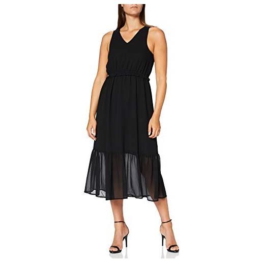 SPARKZ COPENHAGEN iman maxi dress vestito da sera, nero, m donna