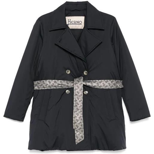 Herno trench with `ecoage` belt