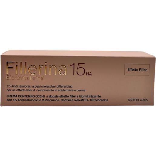 Fillerina labo Fillerina 15 ha biorevitalizing eye contour cream grado 3 bio tubo 15 ml