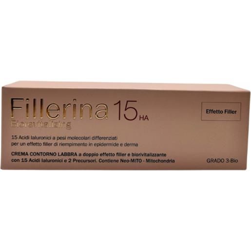 Labo International labo fillerina 15 ha biorevitalizing lip contour cream grado 3 bio tubo 15 ml