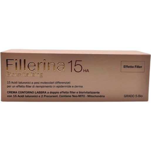 Labo International labo fillerina 15 ha biorevitalizing lip contour cream grado 5 bio tubo 15 ml
