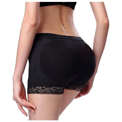 RCBHSD donna dimagrante e modellante fascia pancia e alza glutei push up glutei slip contenitivo senza cuciture underpants(color: black, size: xl)