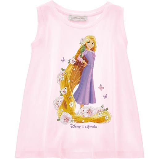 Monnalisa maxi t-shirt smanicata rapunzel