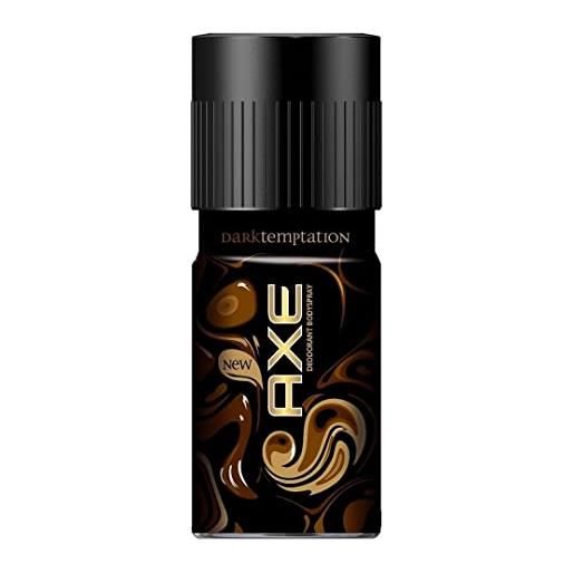 Axe africa deodorante spray, confezione da 3 x 150 ml, totale: 450 ml tentazione oscura set de 3
