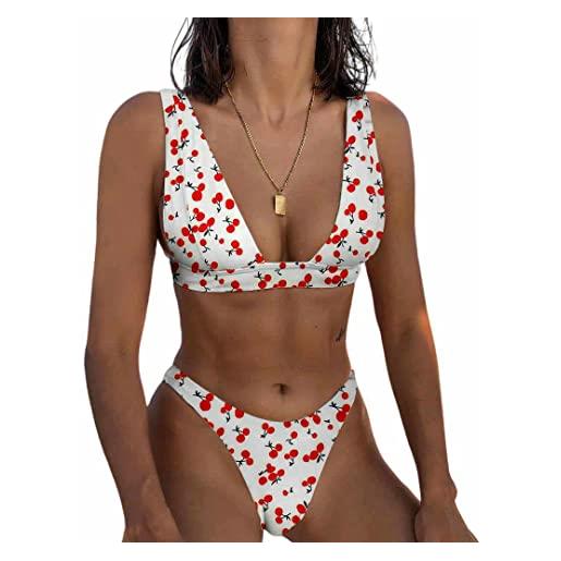 RLLJS costume da bagno bikini sexy da donna costumi da bagno push up set brasiliano abbigliamento da spiaggia