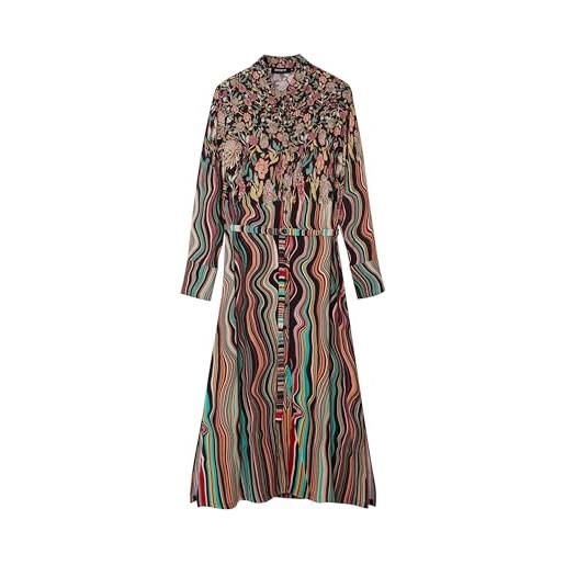 Desigual abito da donna a maniche lunghe nan, materiale finitura: , s
