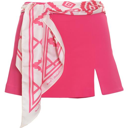 ELISABETTA FRANCHI shorts primavera/estate viscosa rosa 40