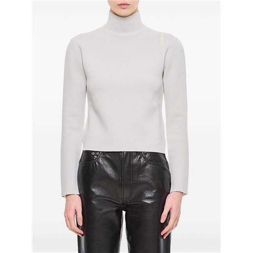 Marni maglione a collo alto - bianco
