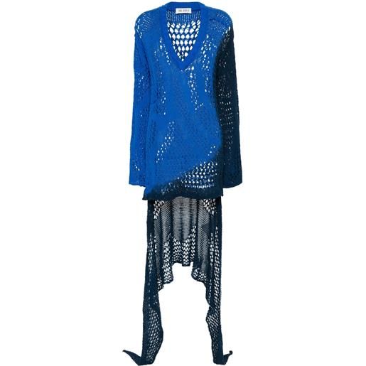 The Attico abito all'uncinetto - blu