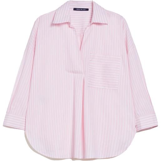 Penny Black pennyblack blusa in popeline di cotone colore rosa/bianco