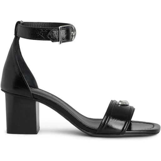 Zadig&Voltaire sandali caprese wings 63mm - nero