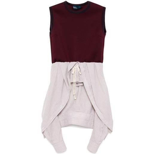 Kolor top smanicato - marrone