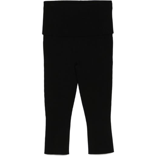3.1 Phillip Lim pantaloni capri a coste - nero