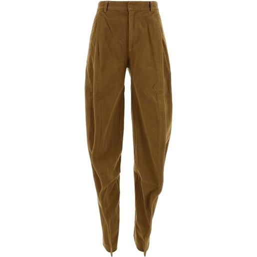 Y/Project pantaloni slim - marrone