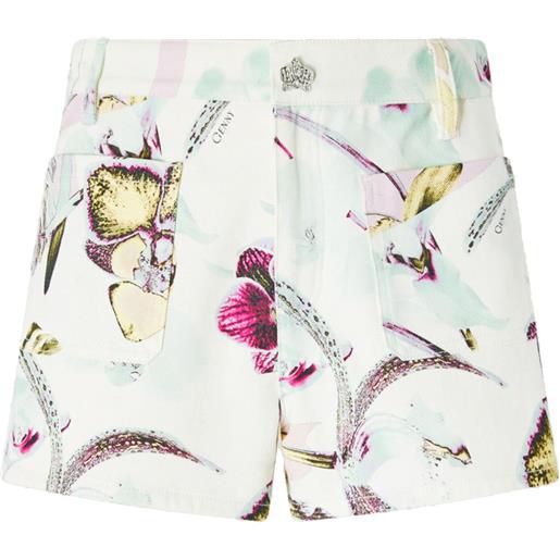Genny shorts con motivo astratto - bianco