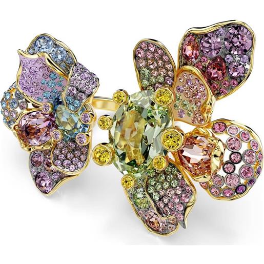 SWAROVSKI anello idyllia, fiore, grande, multicolore 58