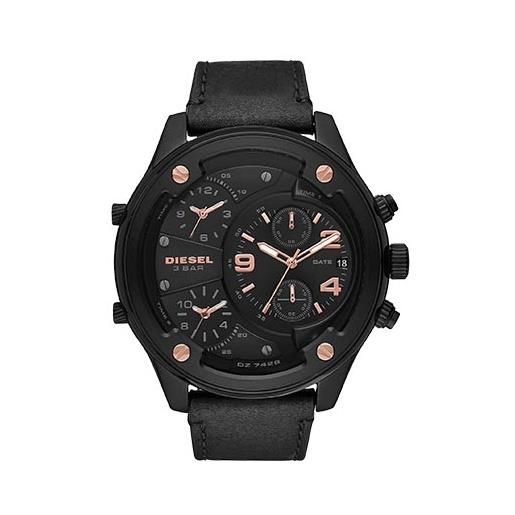 Diesel orologio diesel mod. Boltdown uomo cronografo in pelle dz7428