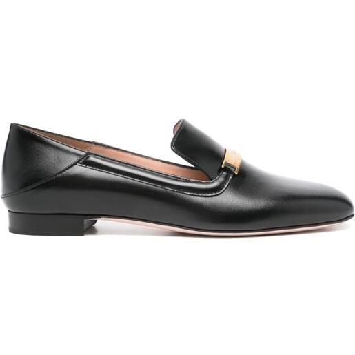 Bally mocassini in pelle - nero